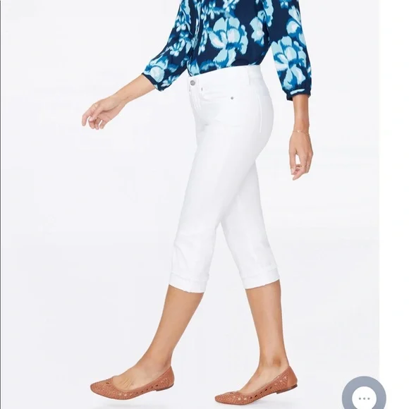 NYDJ Marilyn Straight Crop Cuff Jeans - Picture 3 of 14